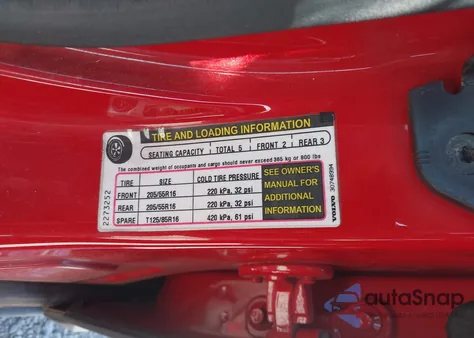 2007 Volvo S40 2.4I z USA, uszkodzony, nr VIN YV1MS382372273252